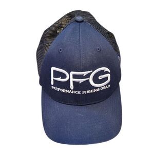 Columbia PFG Men's Navy Blue Embroidered Logo Baseball Hat OS